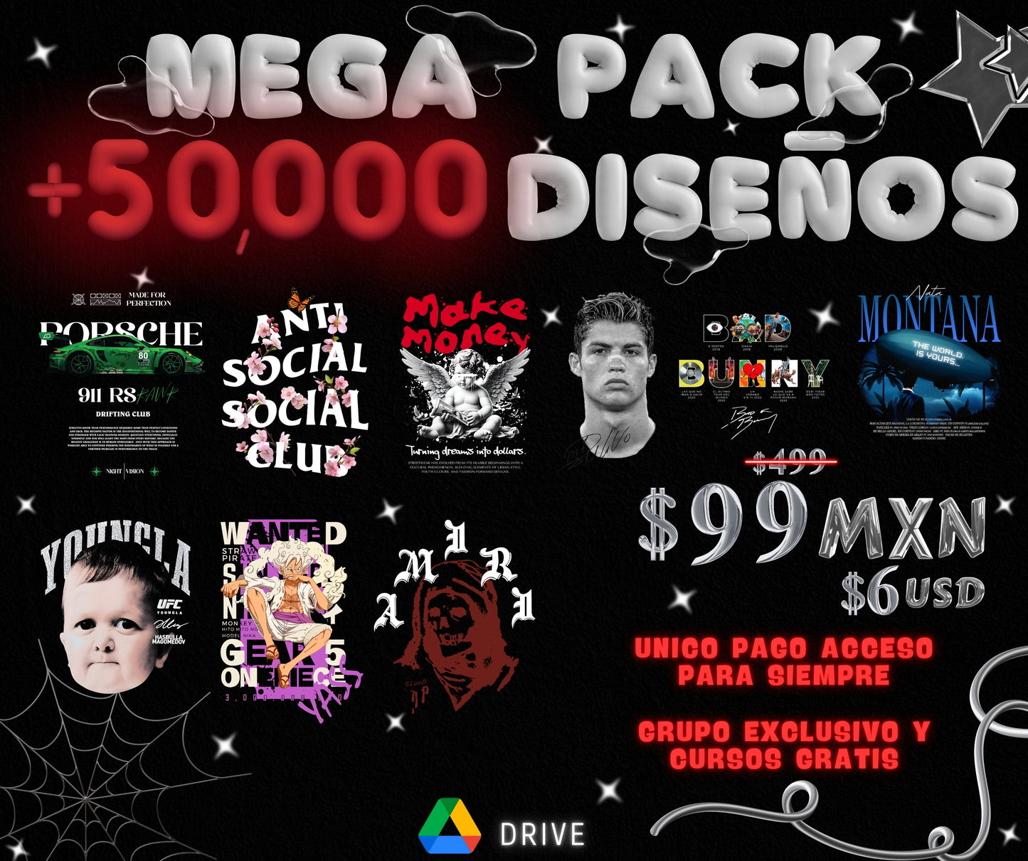 MEGAPACK PREMIUM +50 MIL DISEÑOS